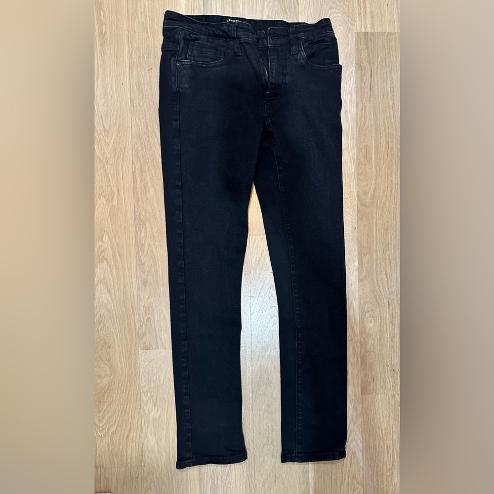 Kenneth Cole New York Men’s Slim Jeans 32x30 Washed Black
